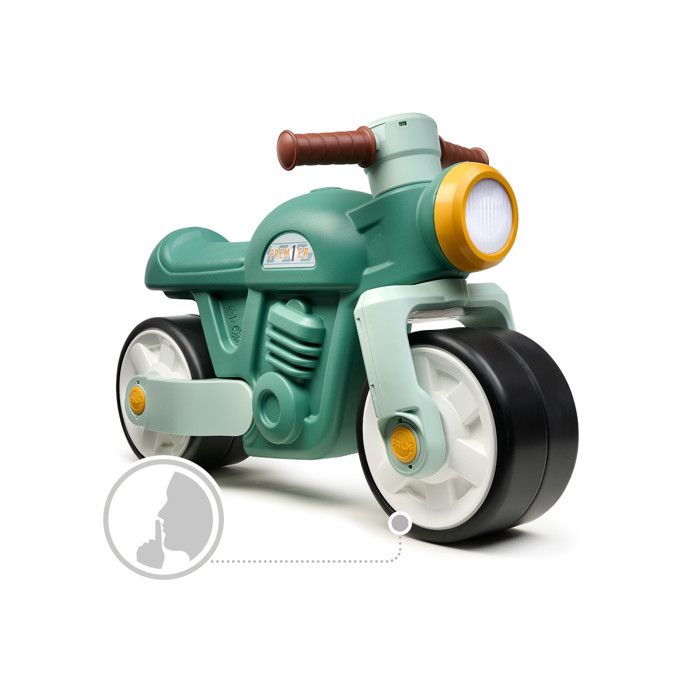 FALK – Draisienne Moto Bud Racing – Vert – Roues Silencieuses – 40% Plastique Recyclé – Fabriquée En France – Dès 2 Ans