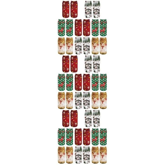 Chaussettes Noël 3D Animaux - Fait Main, Motifs Mignons, Taille Unique Pour Adulte/enfant