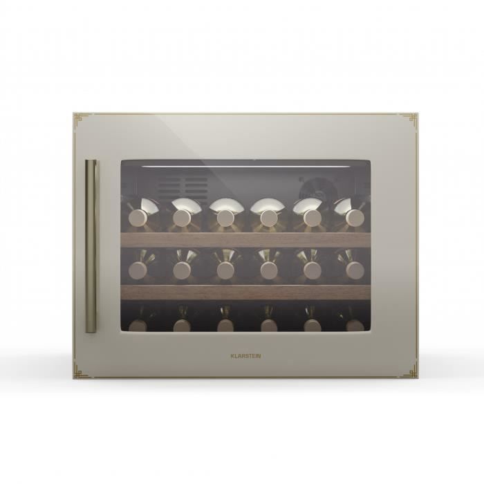 Cave à vin - KLARSTEIN - Vinsider Victoria - 28 bouteilles - Commande tactile - Protection UV - Silencieuse - Klarstein