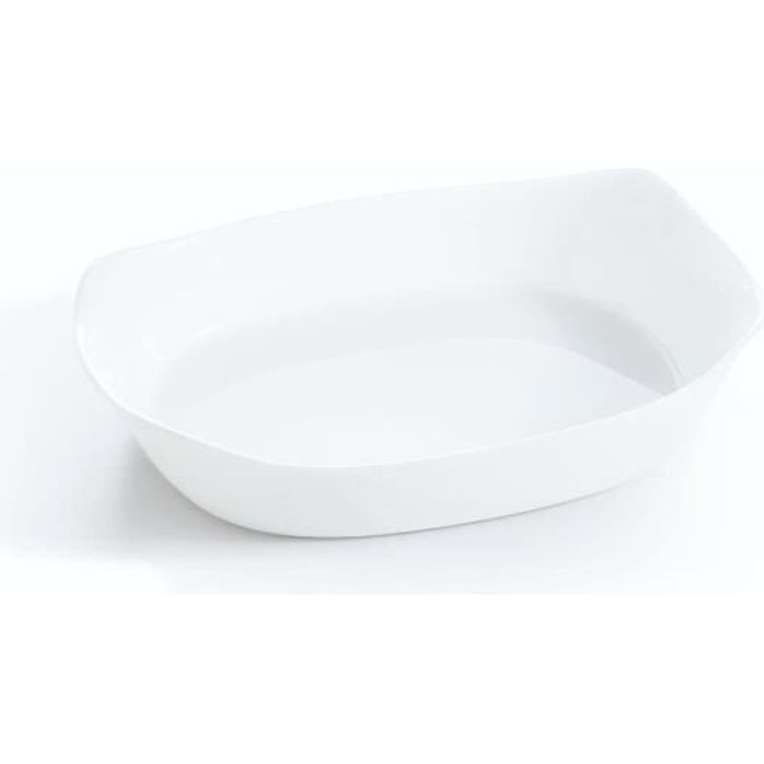 Plat à four rectangle - Luminarc - Smart Cuisine Carine - 250°C - Opale culinaire - 30x22 cm