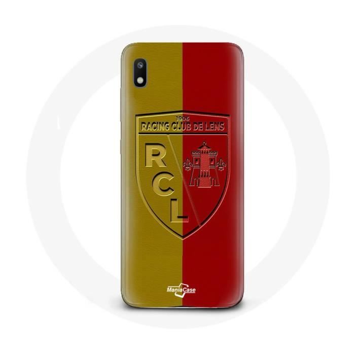 Coque - Maniacase - Samsung Galaxy A10 - Souple - Logo jaune et rouge - Protection décorative coque samsung a10 jaune