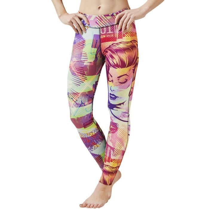 legging multicolore femme