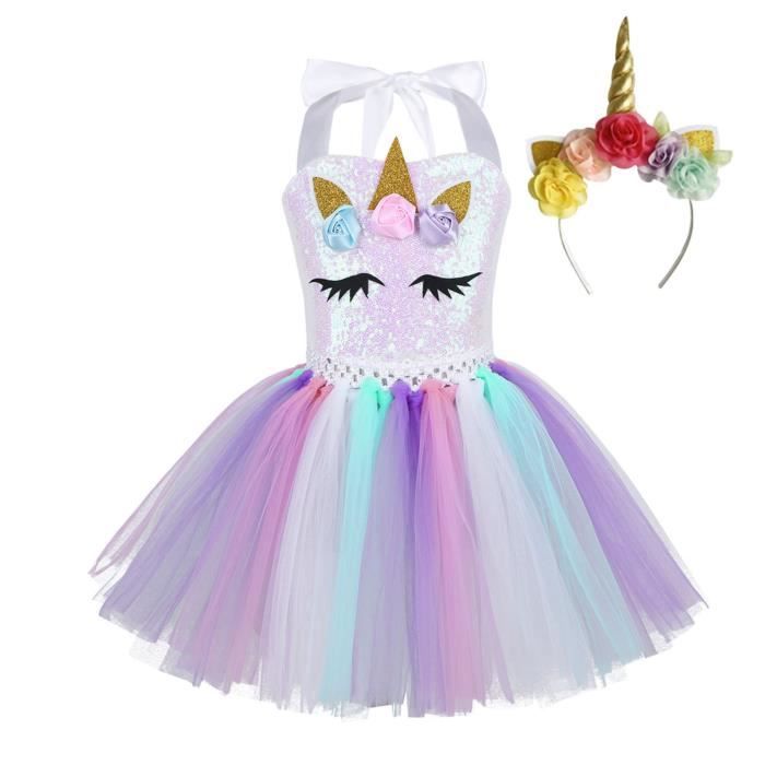 robe a paillette fille
