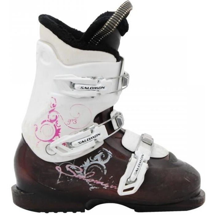 chaussure ski salomon junior t2 / t3 violet