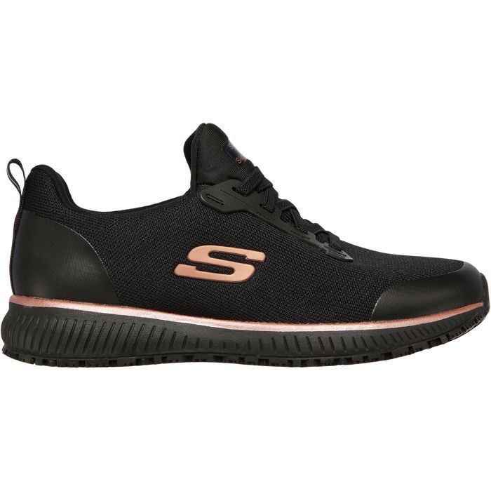 Baskets de running - SKECHERS - Squad Sr - Noir/rose