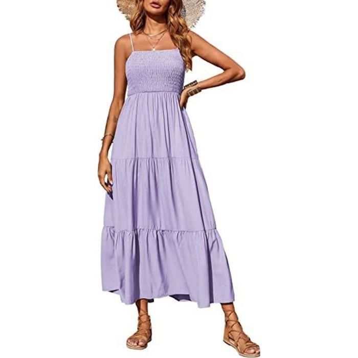 Robe top tube posant violet femme cargo Grande VêTements QW387 Violet ...