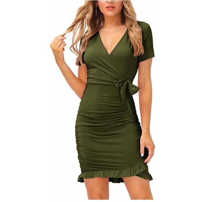 Robe Col Rond Sans Manches Robe Femme été Imprimé Floral - Mi