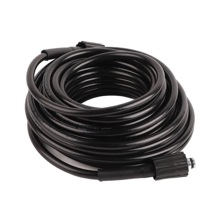 Tuyau Haute Pression BEAR FORCE 10m 160bar - Compatible Karcher K2 à K7 - Type A - Remplissage Facile