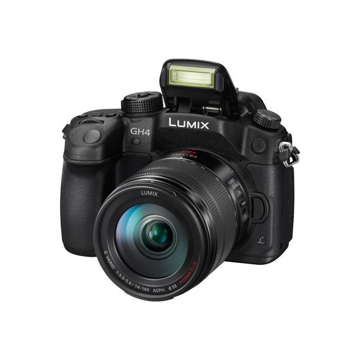 Panasonic Lumix G DMC-GH4M Appareil photo numérique sans miroir 16.05 MP Quatre tiers 4K 5x zoom optique objectif 12 60 mm…