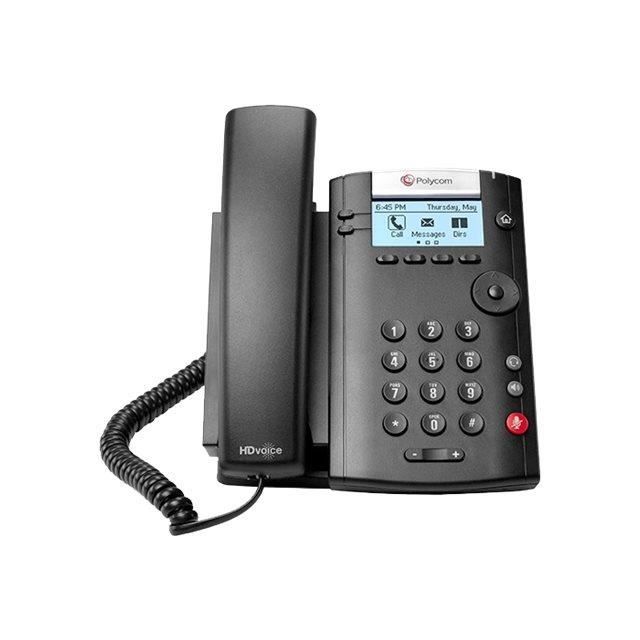 Téléphone IP Polycom 201 - Bureau Fixation au mur - 2 x Ligne Totale - VoIP