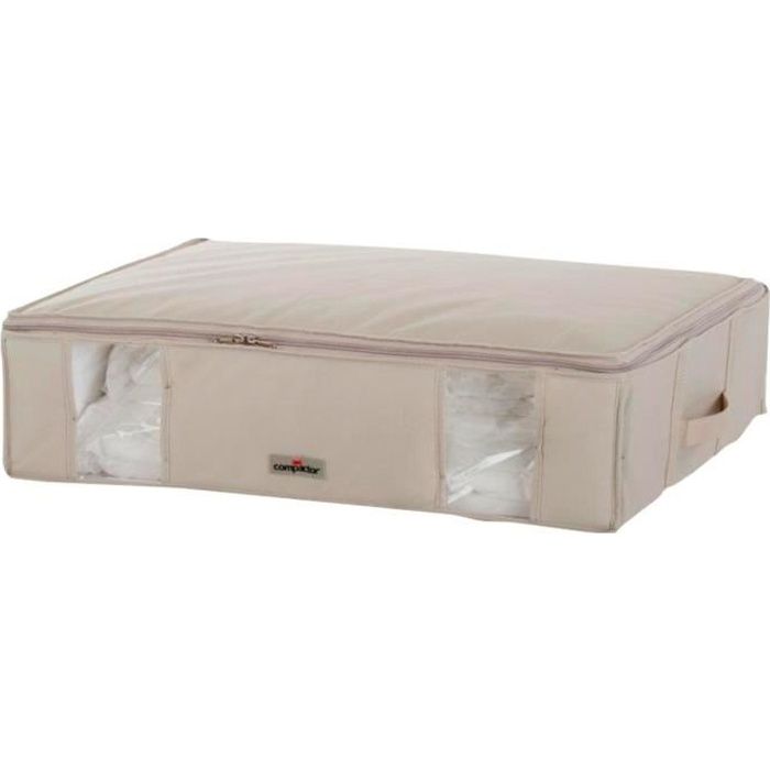 COMPACTOR Housse de rangement sous-vide Life 2.0 taille L 145 L beige -  Cdiscount Maison