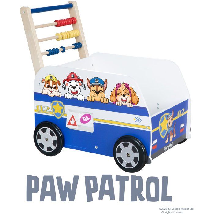 ROBA Chariot De Marche Pat' Patrouille En Forme De Bus Bleu / Paw Patrol