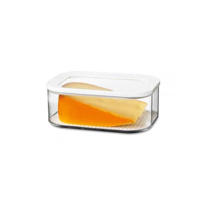 Boîte à Fromage Mepal Modula – Rangement Frigo Hermétique, 2000 Ml, Couvercle Transparent, Empilable Rangement Fromage Hermétique
