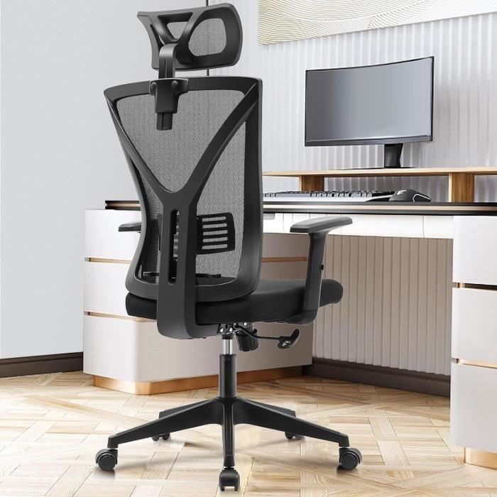 Airfish Chaise De Bureau Ergonomique Et Fauteuil De Jeu - Appui-tête, Coussin Lombaire, 150 Kg, Noir Et Blanc Fauteuil De Bureau 150kg Airfish Chaise De Bureau Ergonomique Et Fauteuil De Jeu - Appui-tête, Coussin Lombaire, 150 Kg, Noir Et Blanc Fauteuil De Bureau 150kg
