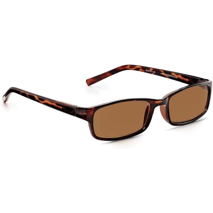 Lunettes Loupe De Lecture Teintées Soleil - Style Rétro Années 70 - Monture Noir - Neuf Avec étiquettes