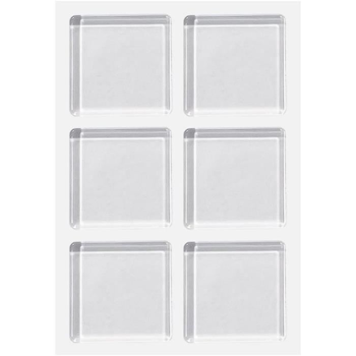 AERZETIX - C48957 - Lot De 4 Pièce - Pieds Patins Ronds Anti-Vibrations Isolation - Filetage M5 - 20mm - Dureté Shore 55 ±5 - En Caoutchouc Et Acier