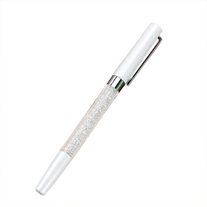 Stylo Signature En Cristal Crayons Gel Stylos Billes A Encre Gel Feutre Fin Pour Dessin Bureau Fournitures Outil D Ecriture Blanc Cdiscount Beaux Arts Et Loisirs Creatifs