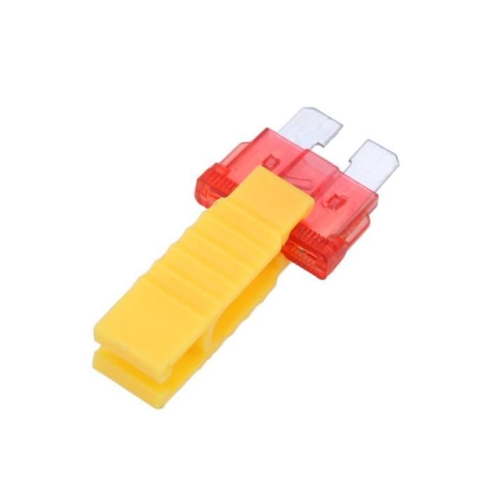 jaune Gkhowiu Outillage de l'Automobile pince a fusible outil de l'Extraction pour fusible de voiture jaune Gkhowiu Outillage de l'Automobile pince a fusible outil de l'Extraction pour fusible de voiture