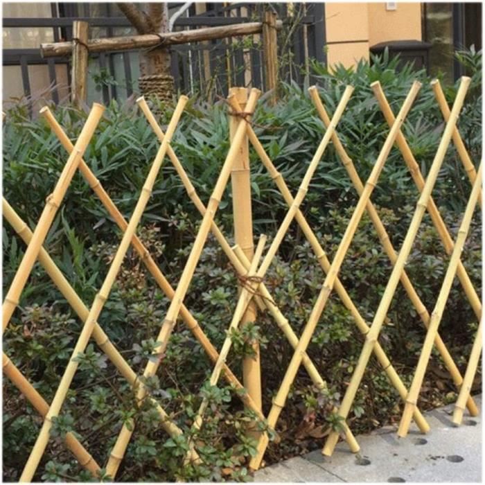 Lot De 5 Treillis Bambou 40,6 Cm - Support Plantes Grimpantes En éventail