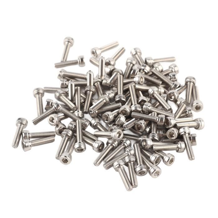 100 Vis Tôle Métal #6 X 3/4" Tête Ovale Fendue – Acier Inoxydable 18-8, Fastenere