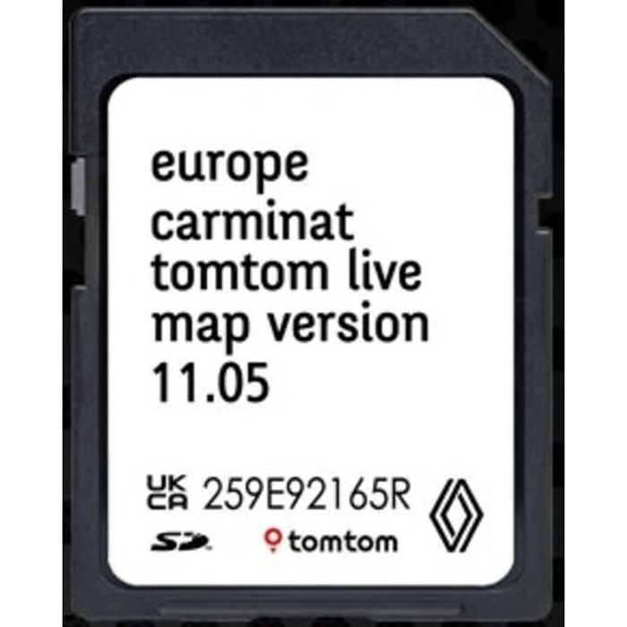 Carte SD Navigation GPS Europe 2023 - 11.05 - Compatible avec Renault TomTom Live