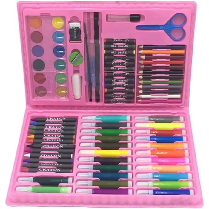 335Pcs Malette Dessin Enfant, Malette Coloriage, Kit Dessin Enfant Avec