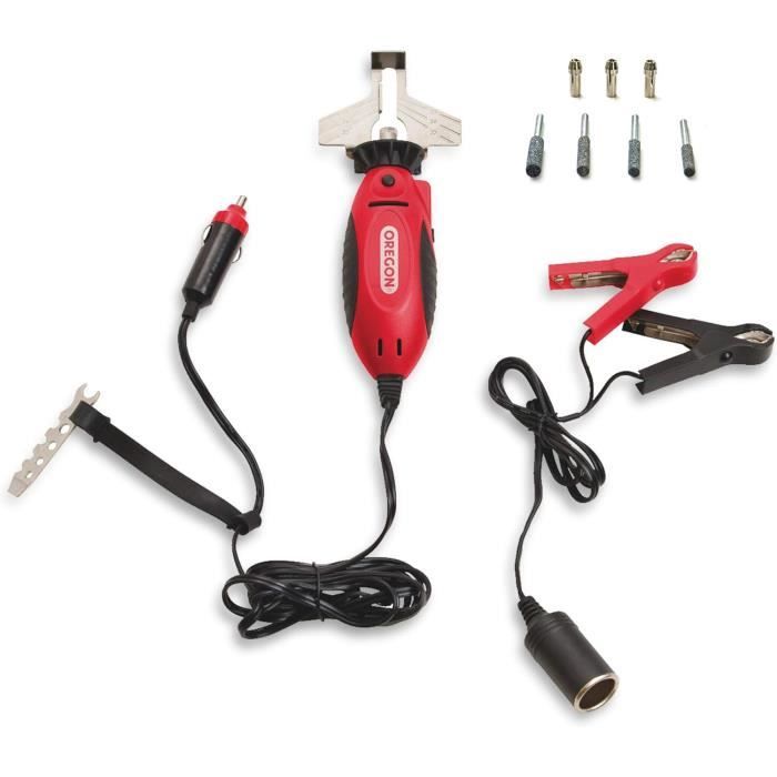 Affûteuse Chaîne Tronçonneuse Oregon 230V - Professionnelle, Universelle - Avec Meules Et Guide