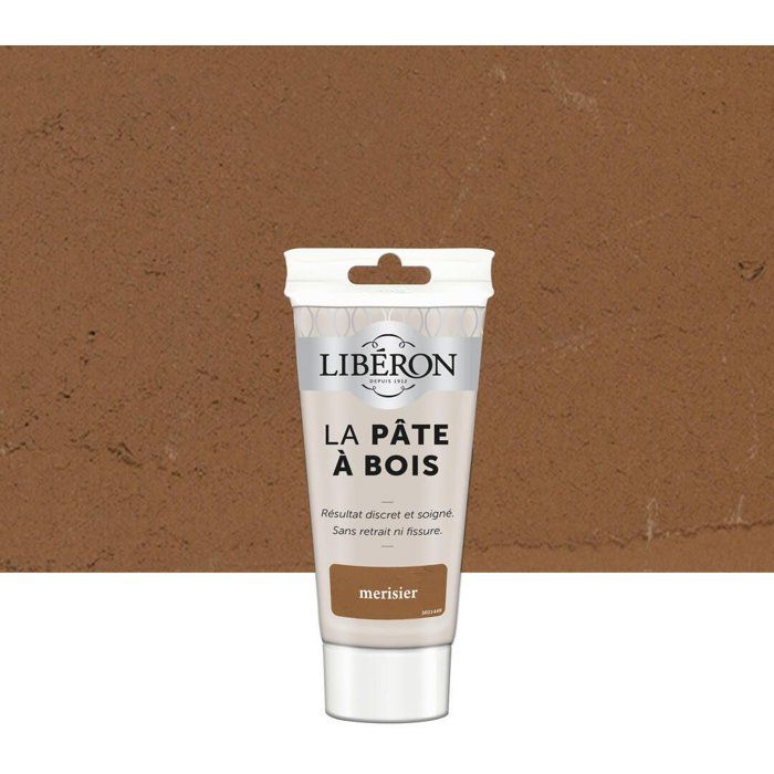 Pâte à bois - LIBERON - Réparation du bois - Merisier - 50gr Pâte à bois - LIBERON - Réparation du bois - Merisier - 50gr