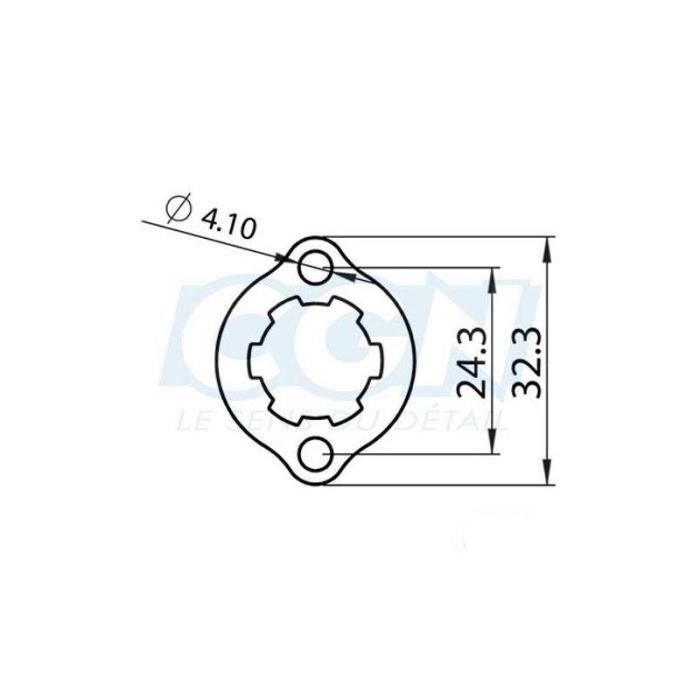 PLAQUETTE MAINTIEN PIGNON SORTIE BOITE MOTO ADAPTABLE DERBI EURO 2//EURO 3