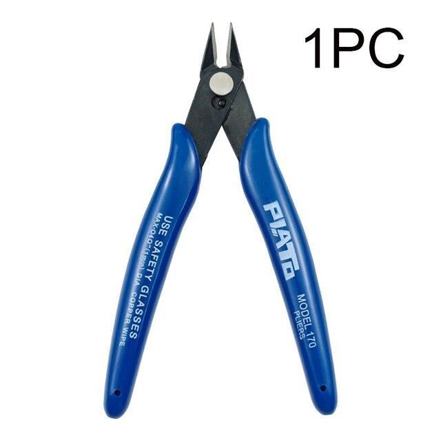 Pince Coupante Précision Pour électronique & Bijoux | Coupe-fil Acier Carbone, Poignée Ergo Bleue, Idéale DIY