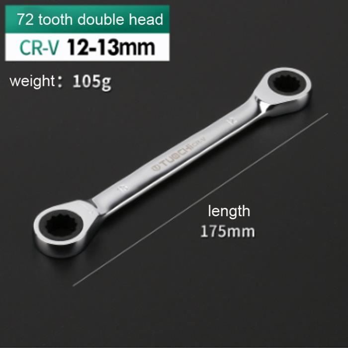 Clé à Molette Tête Acier N°45 - 7 Tailles De 22-26 Mm à 68-72 Mm, Outil De Précision Pour Mécanique Auto/bricolage - 8