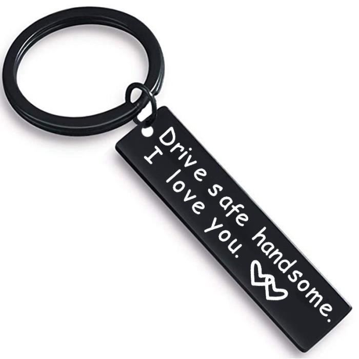 Porte-clés Personnalisé En Acier Inoxydable - Étiquette 3x5 Cm - Impression UV DTF Durable - 2