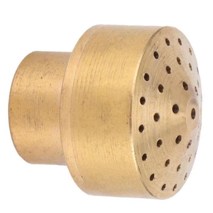 Hooshing Têtes de buse de fontaine en laiton 1,9 cm DN20 Colonne multi-direction Buses de pulvérisation d'eau pour jardin, étang et parc d'attractions