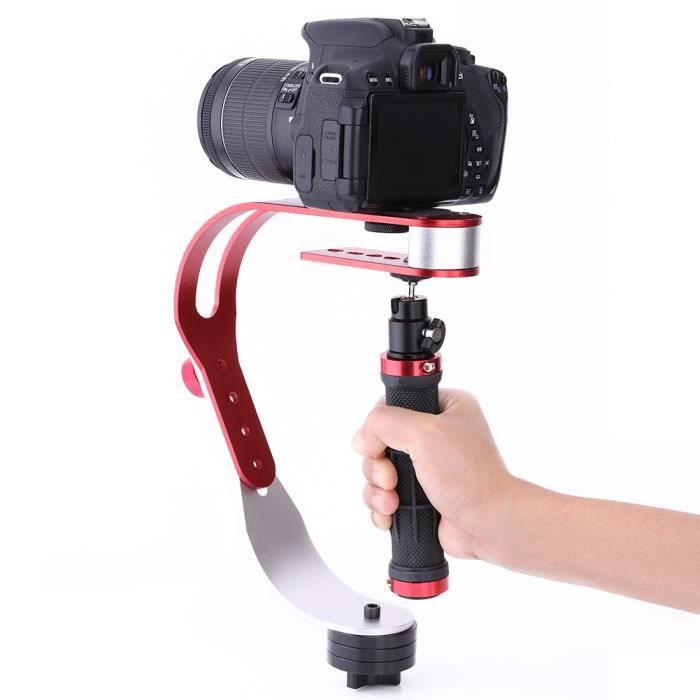 Stabilisateur de caméra vidéo Trépied Support pour appareil photo DV, DLSM, DLSR, Téléphone