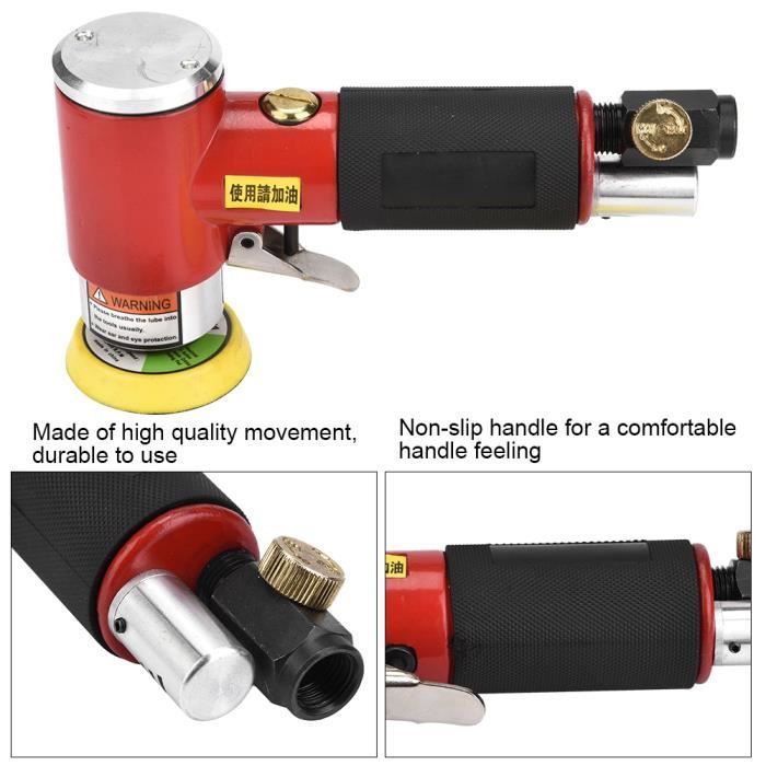 Meuleuse D'angle Pneumatique - 1/4" 11000 Tr/min 80psi - Kit Complet Avec Accessoires