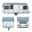 ProPlus caravane et camping-car 800 x 300 cm gris-1
