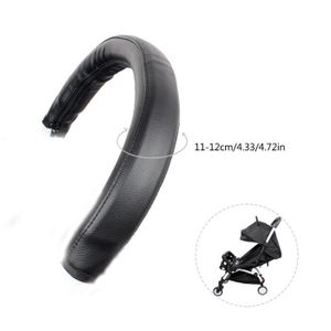 Housse De Poignée De Poussette, Facile à Nettoyer En Cuir Synthétique