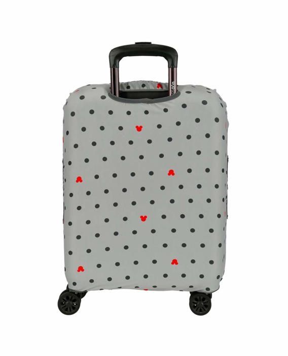 Maddy's Home Housse de valise élastique avec fermeture éclair pour 53-32 cm, motif carte du monde, L (Fit 26-28 suitcase), Moderne