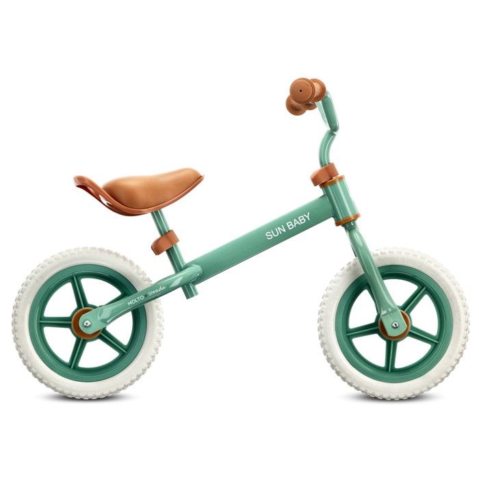 Draisienne Bébé +18 mois sans Pédales Jusqu'à 50 kg - Vélo Enfant Selle Réglable - Vert - Bébé - 59.99