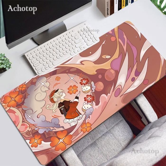 Tapis de souris RGB Genshin Impact, motif de personnage