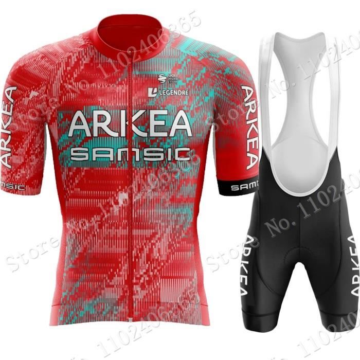 XXS Red Arkea Samsic Ensemble de maillot de cyclisme d equipe pour homme manches courtes vetements de Fra Cdiscount Sport