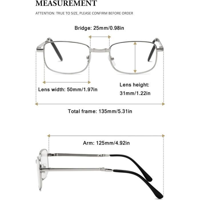 Lunettes loupe homme pliables clearance