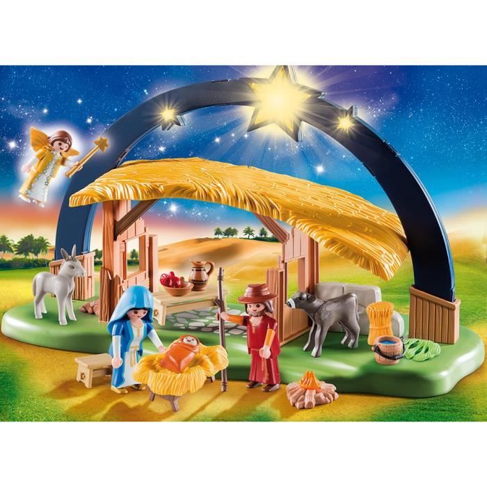 Playmobil Creche avec Illumination Enfants Unisexes 9494 Cdiscount Maison
