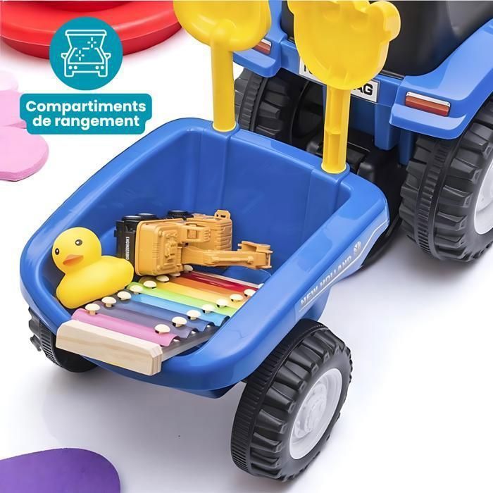 Porteur Bébé Voiture VW Interactive – Klaxon, Sons Moteur, Noir – Dès 12 Mois