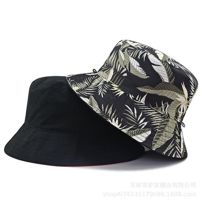 Chapeau Bob Sushi Japonais Noir - Style Cool Et Protection Solaire Pour Hommes Et Femmes, Taille Unique