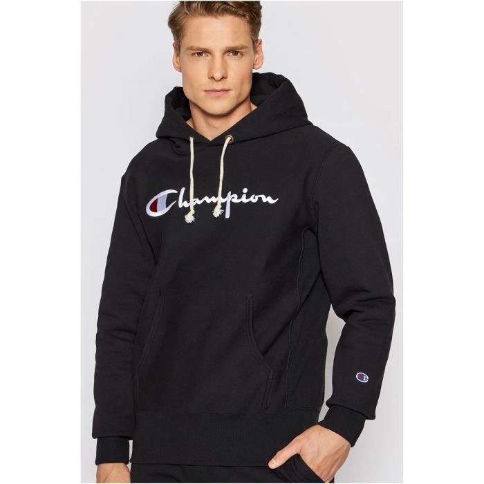 Sweat a hotsell capuche champion noir
