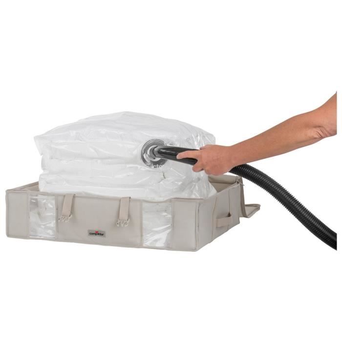 HOUSSE DE RANGEMENT SOUS VIDE COMPACTOR 80 X 100 CM , apenas 5.90