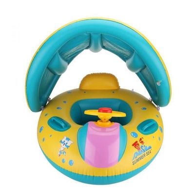 LYPPUL Bouée de natation pour bébé avec toit pare-soleil, pompe à air, siège de sécurité réglable, entraîneur de natation gonflable, convient pour les bébés de 8 à 13 kg LYPPUL Bouée de natation pour bébé avec toit pare-soleil, pompe à air, siège de sécurité réglable, entraîneur de natation gonflable, convient pour les bébés de 8 à 13 kg