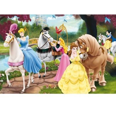 Puzzle Princesses réunies Disney - 2 x 24 pièces