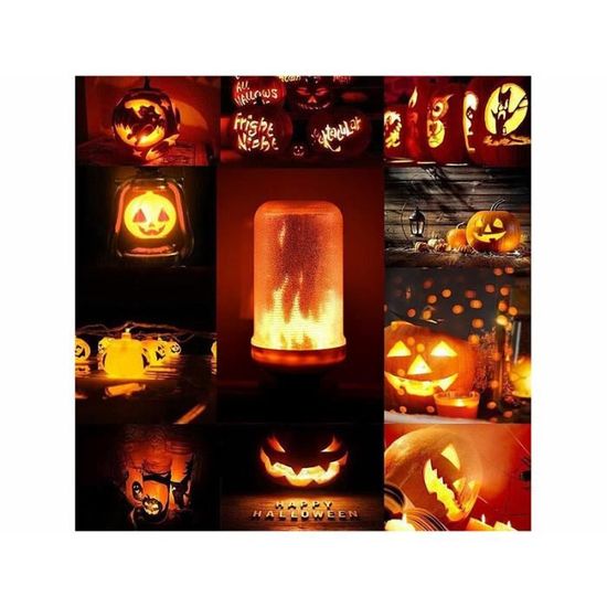 Lot De 4 Ampoules LED E27 Effet Flamme Vacillante - Marque Luminea - Neuf Avec Emballage